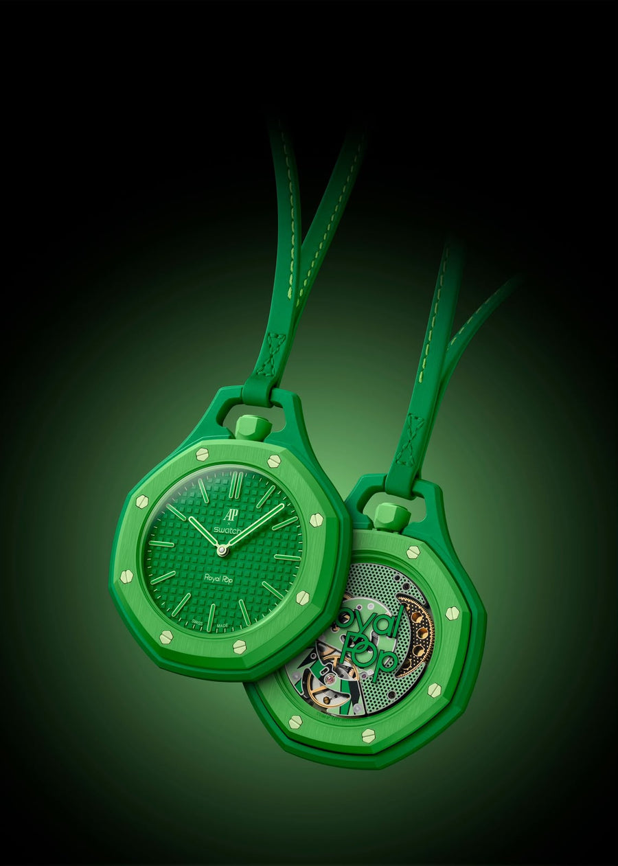 AP x Swatch Royal Pop 'Green Eight'