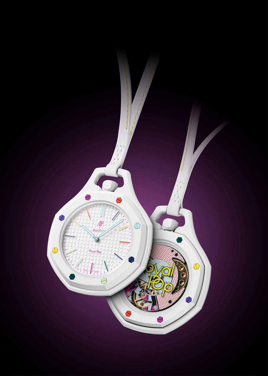 AP x Swatch Royal Pop 'Huit Blanc'