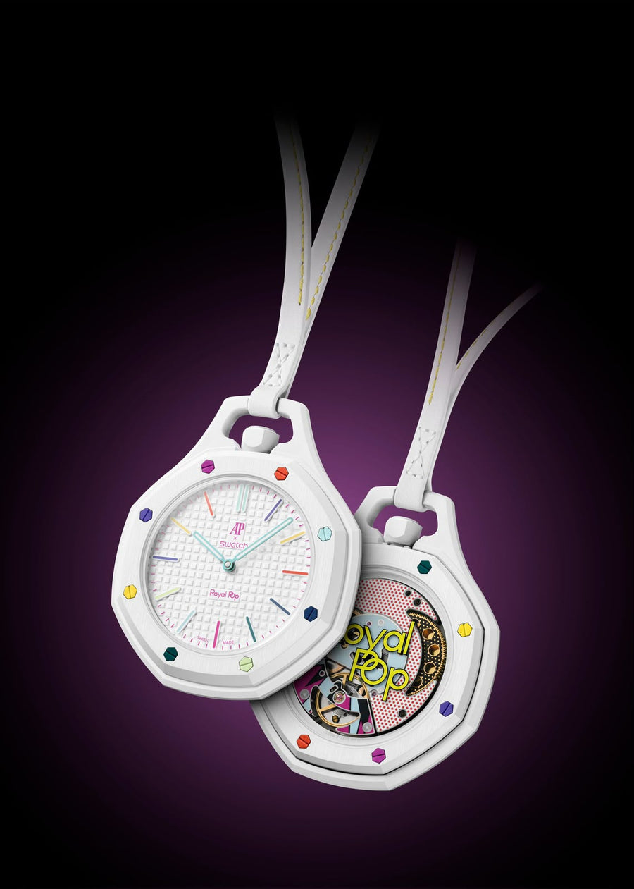 AP x Swatch Royal Pop 'Huit Blanc'